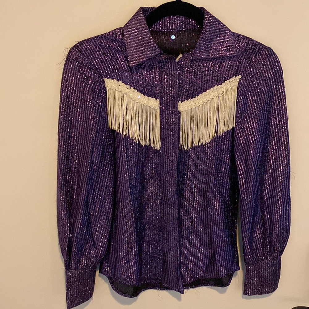 Western Rodeo Queen Blouse Custom Made - Picture 2 of 6